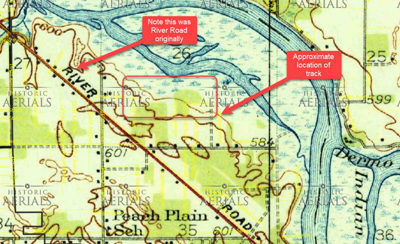 Grand Haven River Road Raceway - 1936 Topo